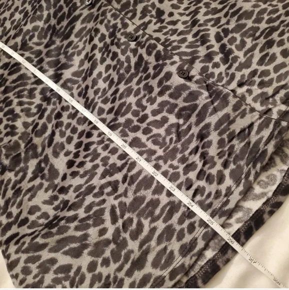 Donna Karan pajama set velour leopard print Size Large - Picture 4 of 13